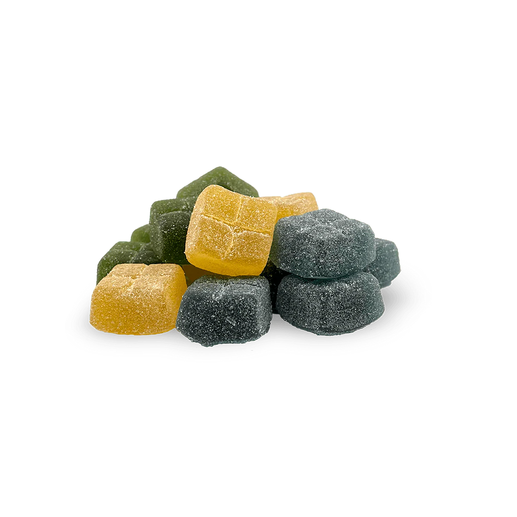 Delta 9 THC Live Resin Gummies - Sour Diesel (Sativa), Bubba Kush (Hybrid), Ice Cream Cake (Indica) 25mg