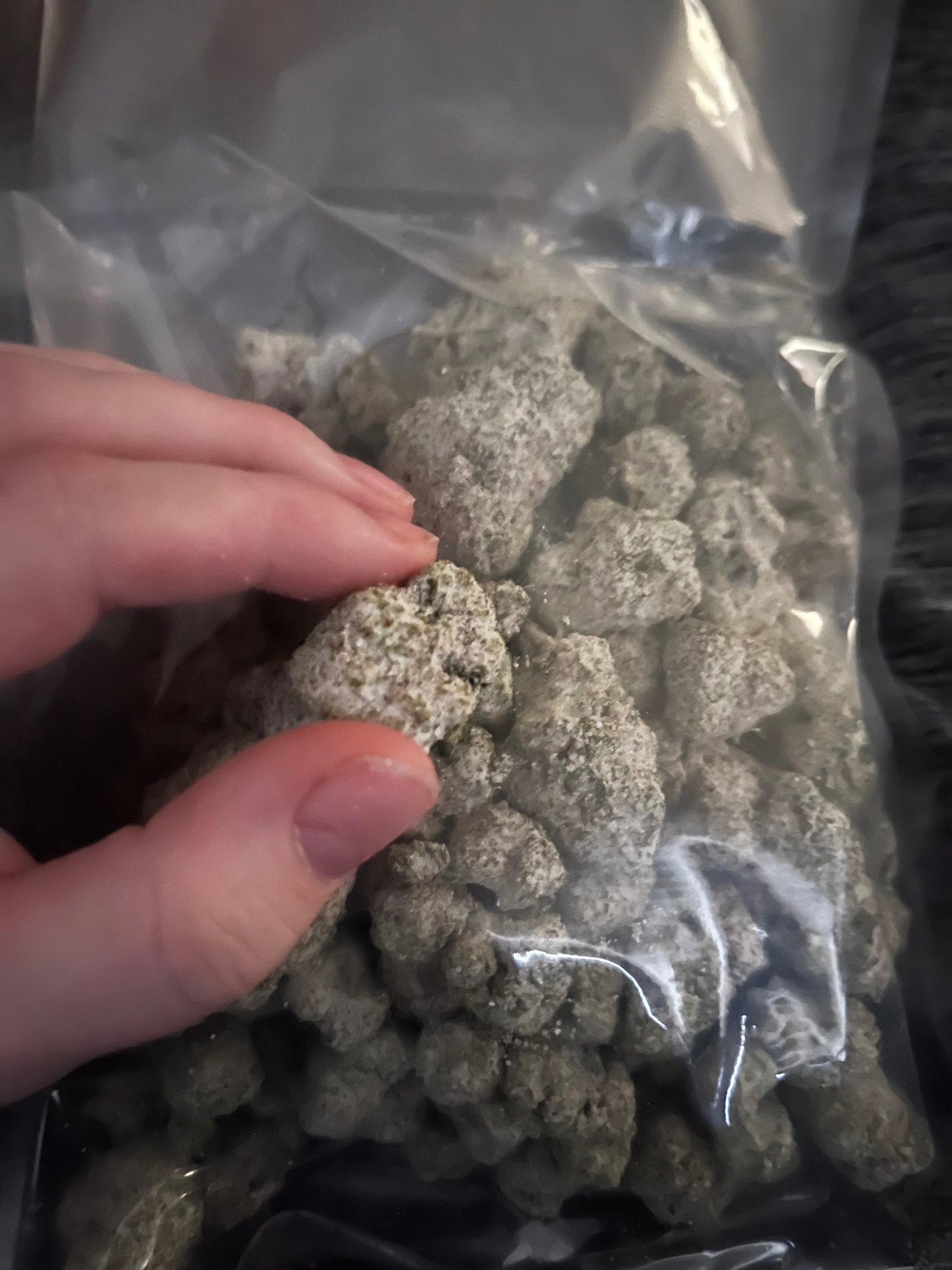 Tropicana Cherry 64.54% THCa Hemp Flower Snowcaps